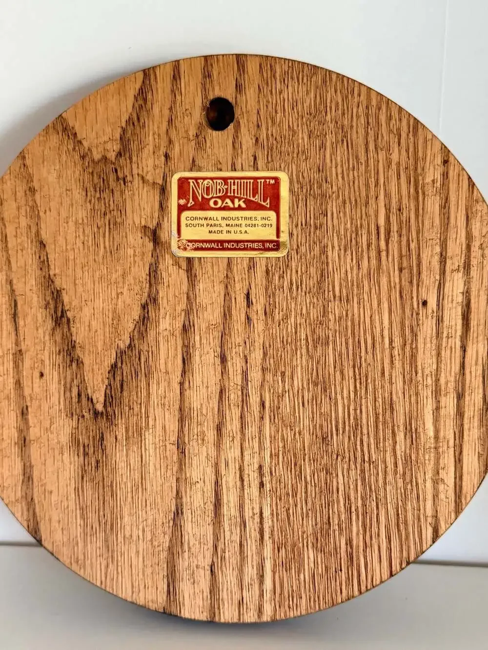 Wendy Wheeler Ceramic Tile Trivet w/ Oak Wood Frame Kitchen Decor